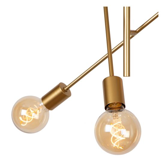 Lucide LESTER Deckenleuchte 6x E27 drehbar Mattes Gold, Messing 21119/06/02