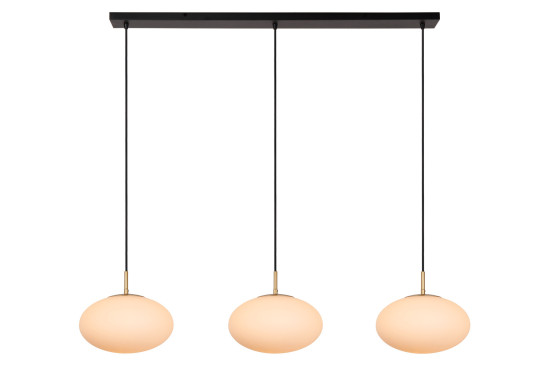 Lucide ELYSEE E27 Pendelleuchten 3-fach Klassisch Opal 70-150cm 21430/03/61