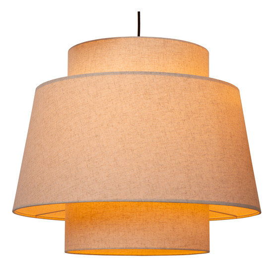 Lucide TRIBUTE E27 Pendelleuchten 3-fach Landhausstil Beige 120-350cm 21435/13/38