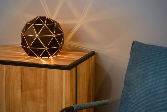 Lucide OTONA Tischlampe E27 Schwarz 21509/25/30