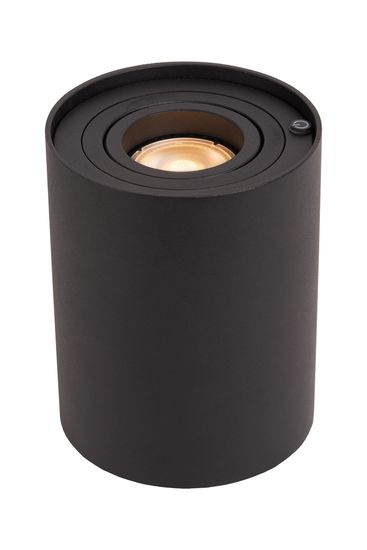 Lucide TUBE LED Tischlampe GU10 3-Stufen-Dimmer 5W dimmbar Schwarz 22552/05/30