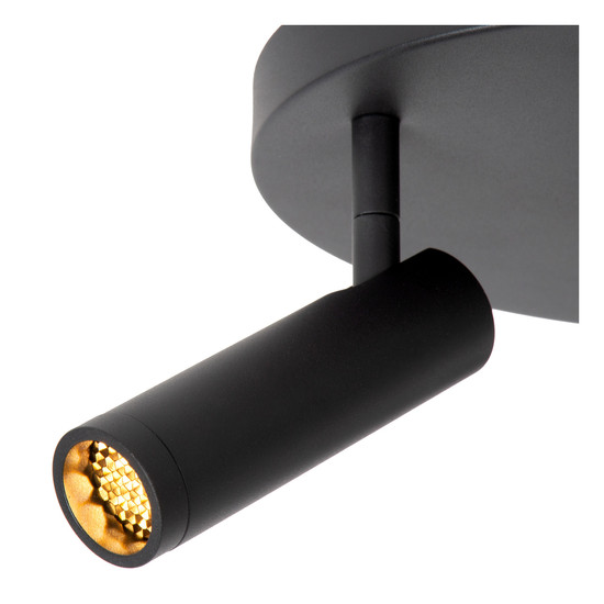Lucide GRADO GU10 (MR11) Deckenstrahler 3-fach Modern Schwarz 22974/13/30