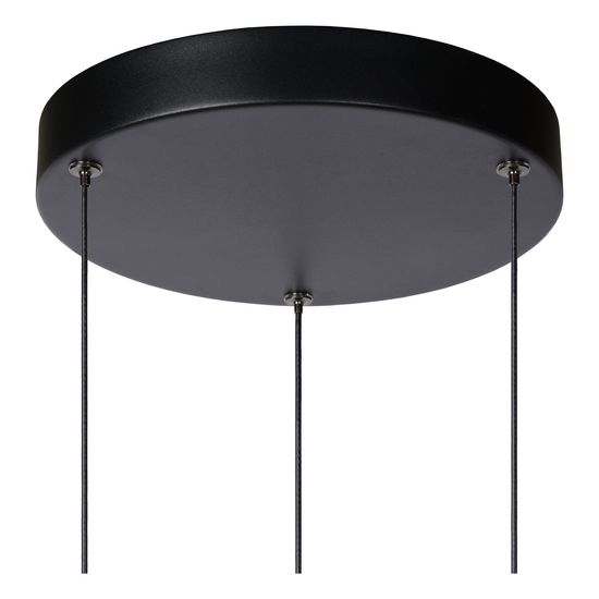 Lucide MARGARY LED Pendelleuchte 3x 4W dimmbar Schwarz 90Ra 24402/15/30