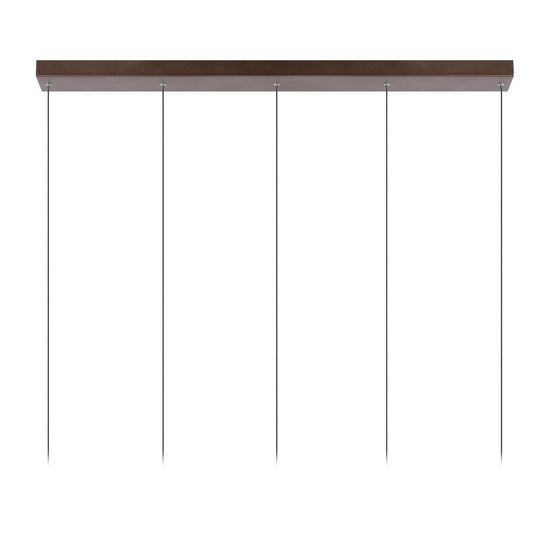 Lucide MARGARY LED Pendelleuchte 5x 4,2W dimmbar Kaffee, Mattes Gold, Messing 90Ra 24402/30/96