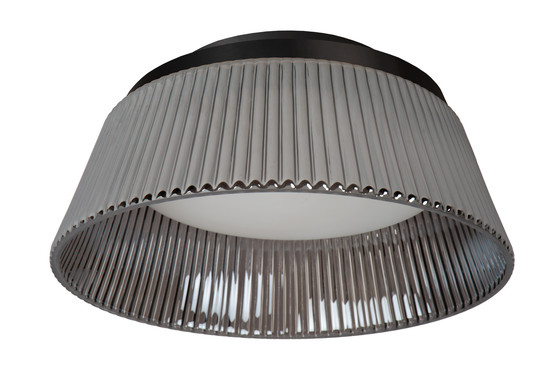 Lucide VIXI LED Deckenleuchte 17,6W dimmbar Warmweiss Retro Rauchfarbe 25115/35/65