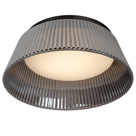 Lucide VIXI LED Deckenleuchte 17,6W dimmbar Warmweiss Retro Rauchfarbe 25115/35/65