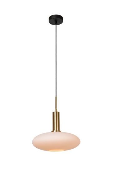 Lucide SINGALA Pendelleuchte E27 Mattes Gold, Messing, Opal 25413/01/02