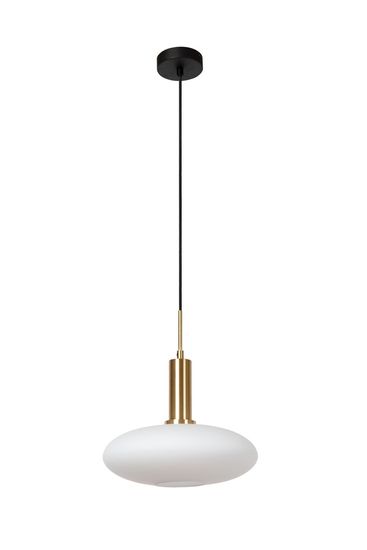 Lucide SINGALA Pendelleuchte E27 Mattes Gold, Messing, Opal 25413/01/02