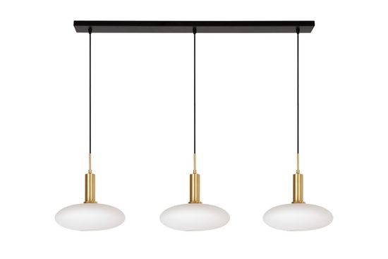 Lucide SINGALA Pendelleuchte 3x E27 Mattes Gold, Messing, Opal 25413/03/02