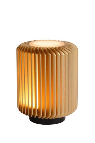 Lucide TURBIN LED Tischlampe 5W Mattes Gold, Messing, Schwarz 26500/05/02