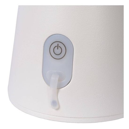 Lucide LA DONNA LED Tischlampe Außen Outdoor 3-Stufen-Dimmer 2W dimmbar Weiß IP54 27500/02/31
