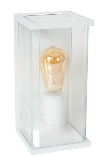 Lucide CLAIRE Wandleuchte E27 Weiß Sensor IP54 27883/11/31