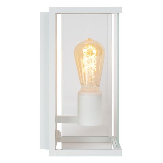 Lucide CLAIRE Wandleuchte E27 Weiß Sensor IP54 27883/11/31