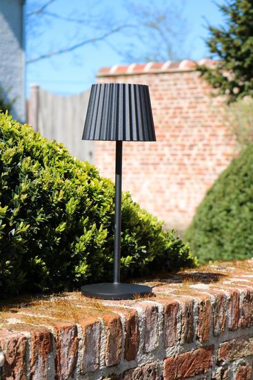 Lucide JUSTINE LED Tischlampe 2W dimmbar Schwarz IP54 27889/02/30