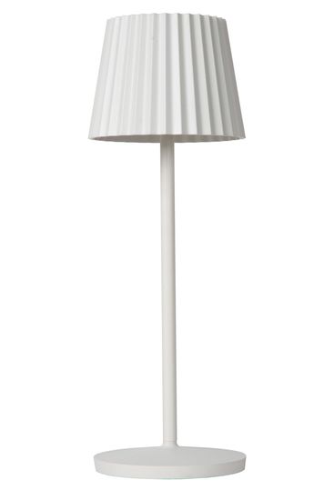 Lucide JUSTINE LED Tischlampe 2W dimmbar Weiß IP54 27889/02/31
