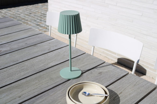 Lucide JUSTINE LED Tischlampe 2W dimmbar Grün IP54 27889/02/33