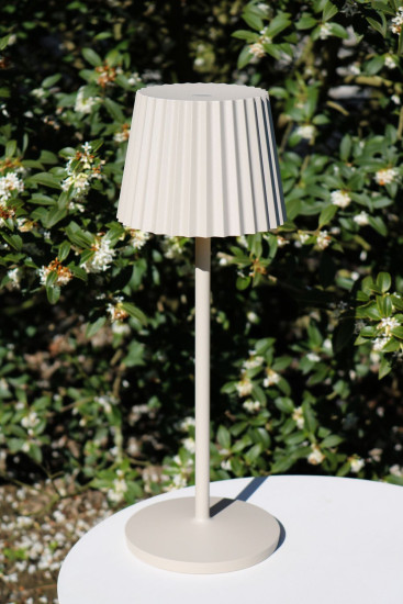 Lucide JUSTINE LED Tischlampe 2W dimmbar Beige IP54 27889/02/38