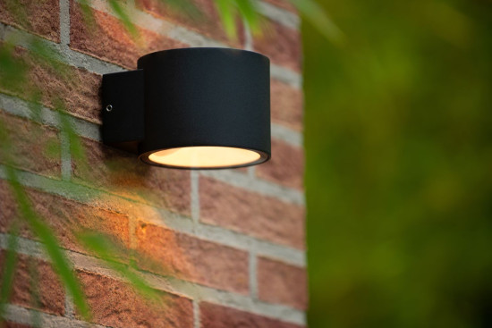 Lucide OXFORD Wandleuchte G9 Schwarz IP54 28803/01/30