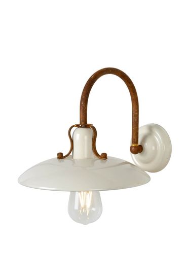 Lucide RÖMER Wandleuchte E27 Beige, Rostfarbe 30276/01/38