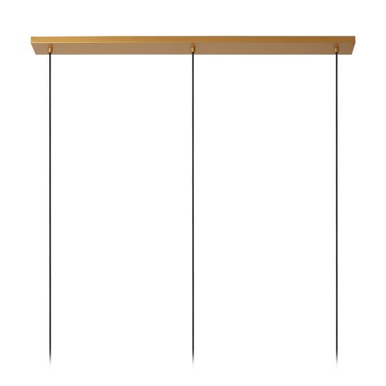 Lucide GUNHILD Pendelleuchte 3x E27 Transparent, Beige 30460/03/60