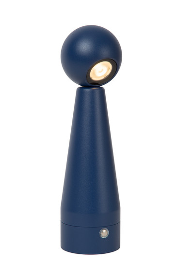 Lucide IPSOS LED Tischlampe 3W dimmbar Steuerbare Lichtfarbe Modern Blau 33500/03/35