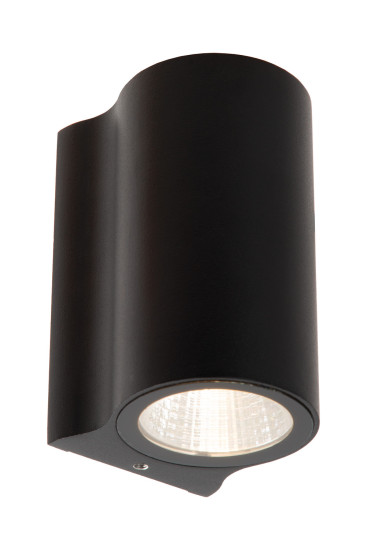 Lucide AKRA LED Wandleuchte 6W IP54 Warmweiss Modern Schwarz 33801/06/30