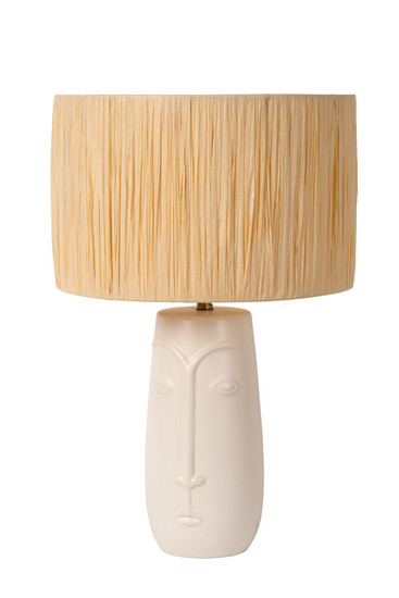 Lucide VISO E27 Tischlampe Landhausstil Weiß 34548/81/31