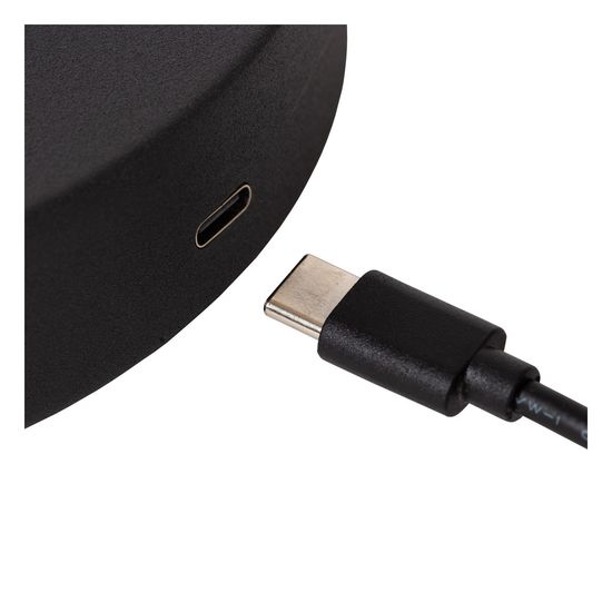 Lucide STIRLING LED Tischlampe 3-Stufen-Dimmer 3W dimmbar 360° drehbar Schwarz 36620/03/30