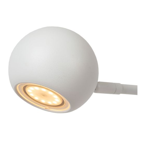 Lucide COMET LED Stehleuchte 3-Stufen-Dimmer 3W dimmbar drehbar Weiß 36721/03/31