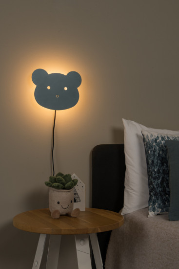 Lucide CHARLIE LED Wandleuchte 7W dimmbar Steuerbare Lichtfarbe Modern Blau 44204/08/35