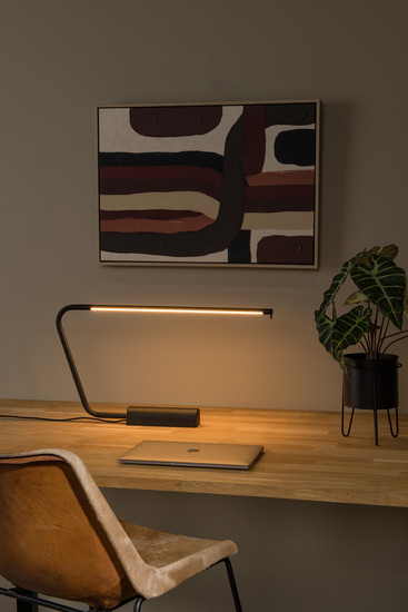 Lucide MADISON LED Schreibtischlampe 6,5W dimmbar Steuerbare Lichtfarbe Modern Schwarz 44503/06/30
