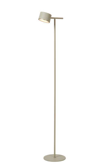 Lucide GIAN LED Stehlampe 9W dimmbar Warmweiss Modern Taupe 44717/08/41