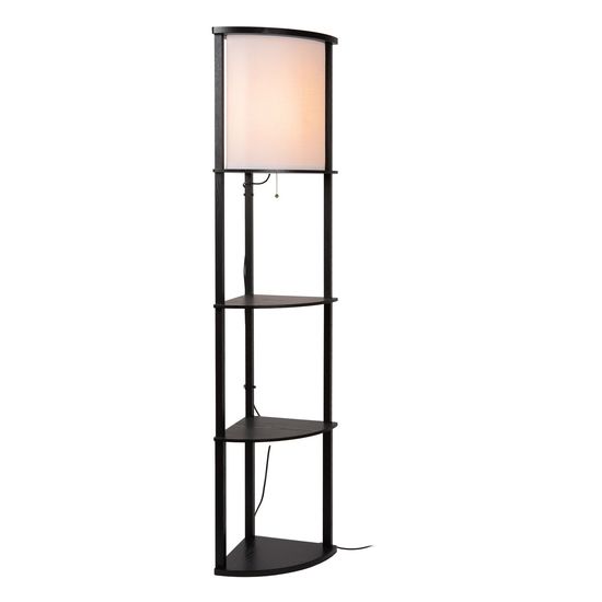 Lucide MENNO Stehleuchte E27 Schwarz, Beige 44798/81/30