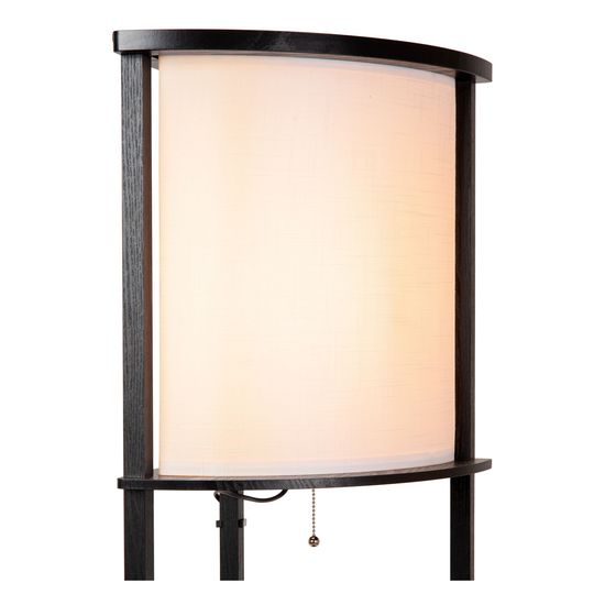 Lucide MENNO Stehleuchte E27 Schwarz, Beige 44798/81/30