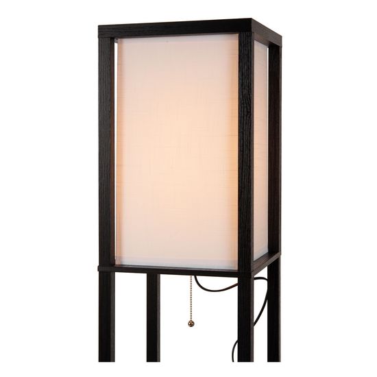 Lucide MENNO Stehleuchte E27 Schwarz, Beige 44799/81/30