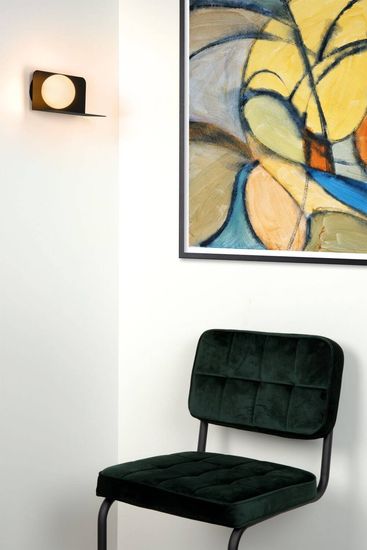 Lucide BONNI Wandleuchte G9 Schwarz, Opal 45200/01/30