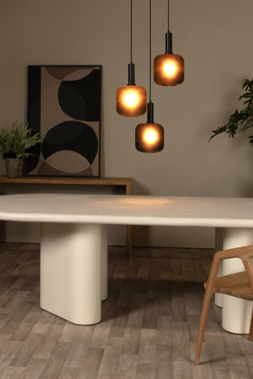 Lucide ELOISE MULTI PENDEL E27 Pendelleuchten 3-fach Modern Schwarz 70-150cm 45405/13/30