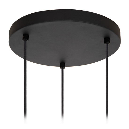 Lucide ELOISE MULTI PENDEL E27 Pendelleuchten 3-fach Modern Schwarz 70-150cm 45405/13/30