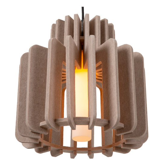Lucide ROLLO E27 Pendelleuchten Modern Taupe 70-150cm 45491/40/41