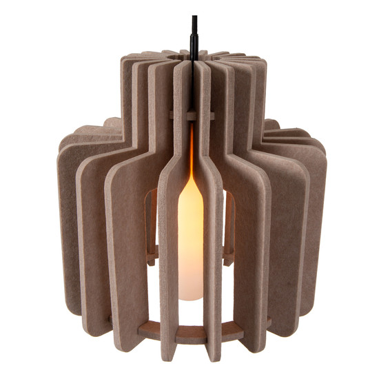 Lucide ROLLO E27 Pendelleuchten Modern Taupe 70-150cm 45491/40/41