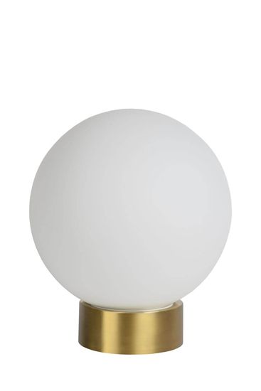 Lucide JORIT Tischlampe E27 Opal, Mattes Gold, Messing 45563/25/61