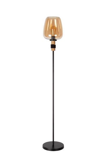 Lucide ILONA Stehleuchte E27 Amber, Schwarz 45708/01/62