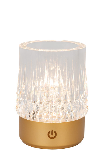 Lucide LILI LED Tischlampe 3W dimmbar Steuerbare Lichtfarbe Modern Mattgold 46520/03/02