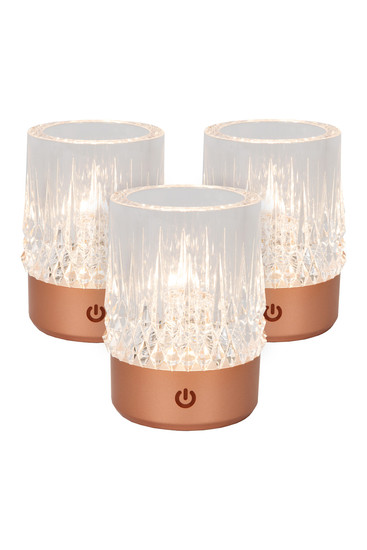Lucide LILI LED Tischlampe 3W dimmbar Steuerbare Lichtfarbe Modern Kupfer 46520/03/17