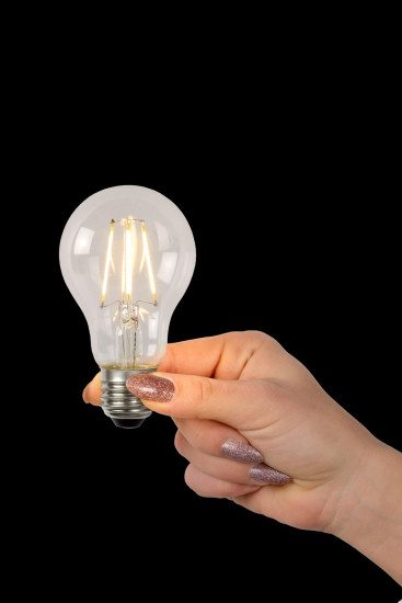 Lucide A60 Class B LED Filament Lampe E27 7W dimmbar Transparent 49085/07/60