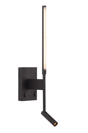 Lucide FINAN LED Wandleuchte 6W Warmweiss Modern Schwarz 68210/09/30