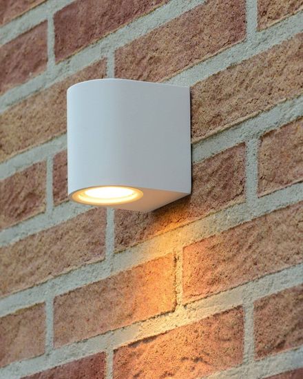 Lucide ZARO Außen-Wandleuchte GU10 Weiß IP44 69801/01/31