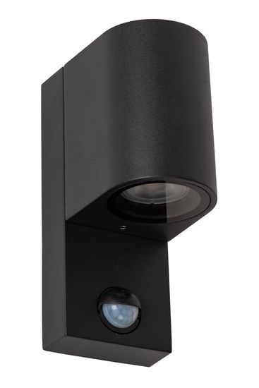 Lucide ZARO IR Wandleuchte GU10 Schwarz Sensor IP65 69803/01/30