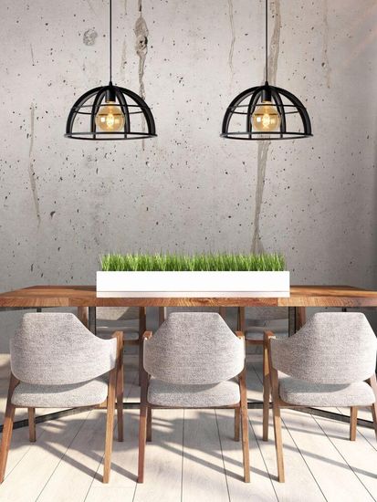 Lucide DIKRA Pendelleuchte 2x E27 Schwarz 76464/02/30