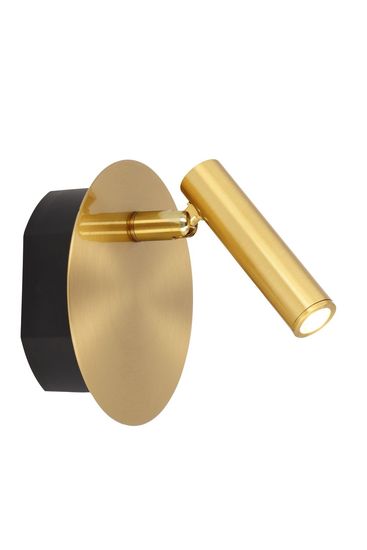 Lucide JOLIJN LED Wandleuchte 2W 360° drehbar Mattes Gold, Messing 77288/03/02